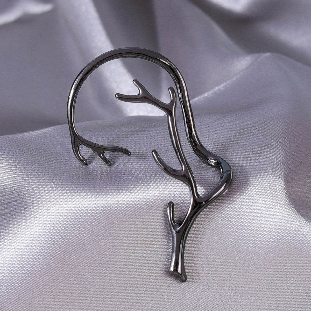 Luxury Geometric Elegant Antlers Ear Wrap Earrings Jewelry For Women Wedding Engagement Party Ear Climber Jewelry Accessories