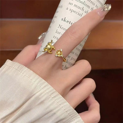 New Jewelry Cartoon CERBERUS Rings for Women Girls Accessories Daily Wear Finger Ring Fashion Gift
