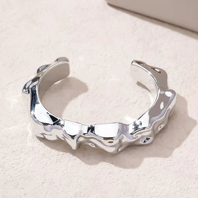 Fashion Exaggerated Irregular Bracelets for Women Simple Hip Hop Rock Personality Plastic Cuff Bangle Trendy Jewelry
