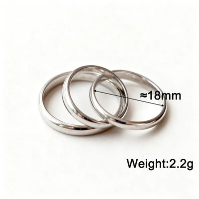 Stylish Interlocking Rings for Women Elegant Stackable Three-layers Fingers Jewelry Cool Stuff 2026 New Year Gift for Girlfriend