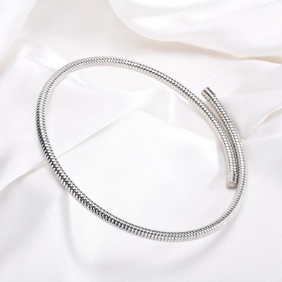 Necklace For Women Adjustable Open Choker Snake Collar Stretch Statement Jewelry Mom Girlfriend Valentine's Day Gift