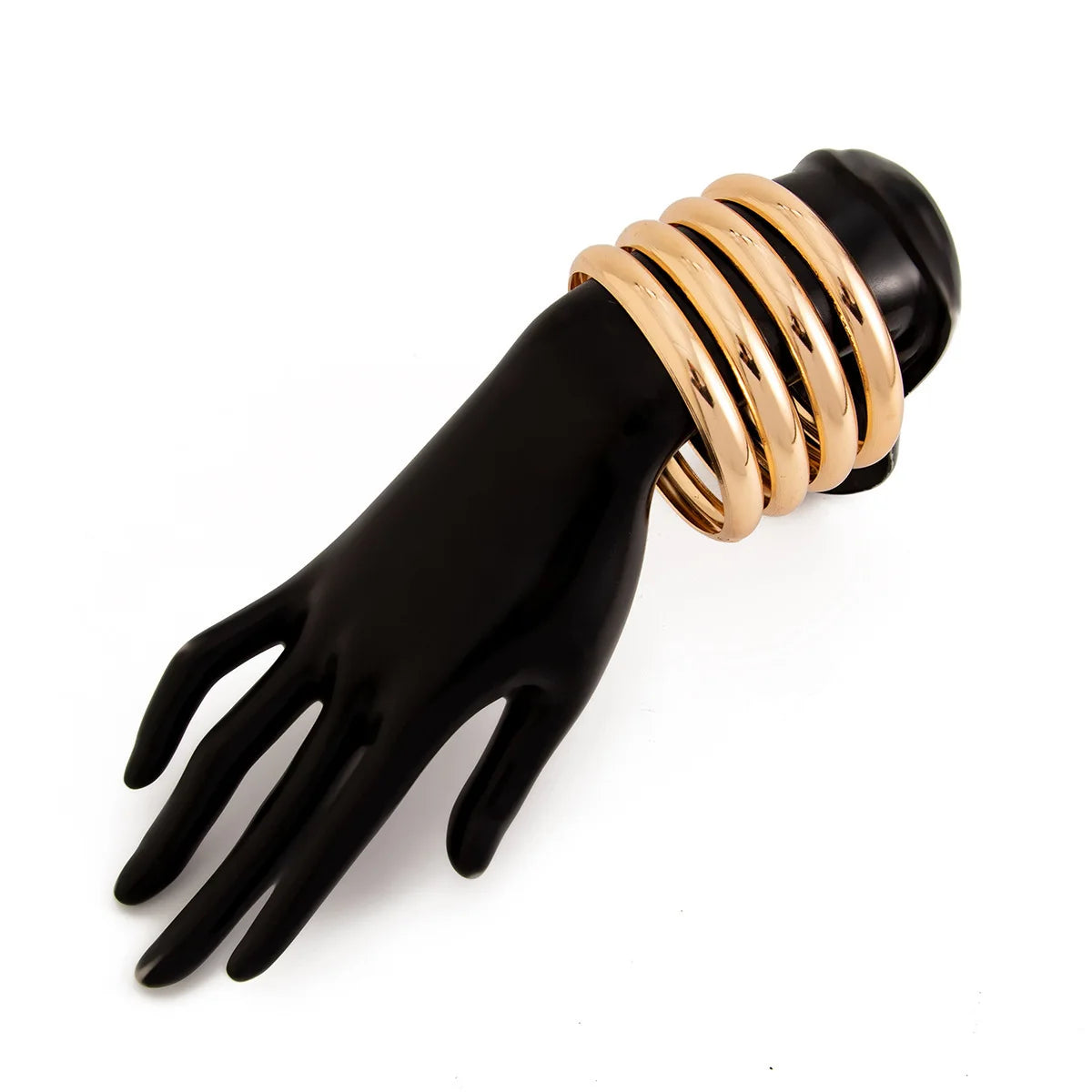 DIEZI One Set Simple Multilayer Bangle Bracelet Fashion Punk Gold Silver Color Geometric Bangles For Women Men Gift Jewelry