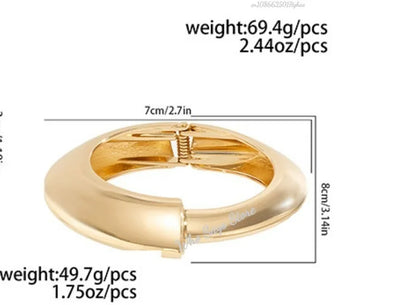 Vintage Punk Beige Khaki Thick Resin Acrylic Smudging Bangles Geometric Irregular Bangle Bracelets For Women Men Jewelry