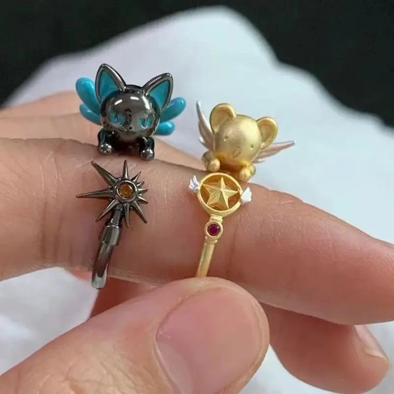 New Jewelry Cartoon CERBERUS Rings for Women Girls Accessories Daily Wear Finger Ring Fashion Gift