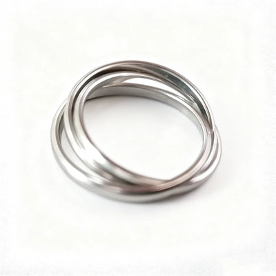 Stylish Interlocking Rings for Women Elegant Stackable Three-layers Fingers Jewelry Cool Stuff 2026 New Year Gift for Girlfriend