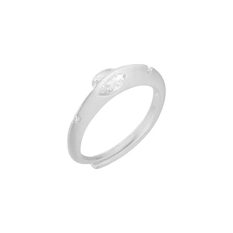 Simple Zircon Rings for Women 2025 New Luxury Design Creative Temperament Jewelry Ring Bijoux Кольцо Женское