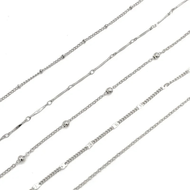Shiny Anklets With Layers Leaves And Beaded Cuban Chains. A Set Of Summer Beach Anklets For Women Girls  Ankle Jewelry,