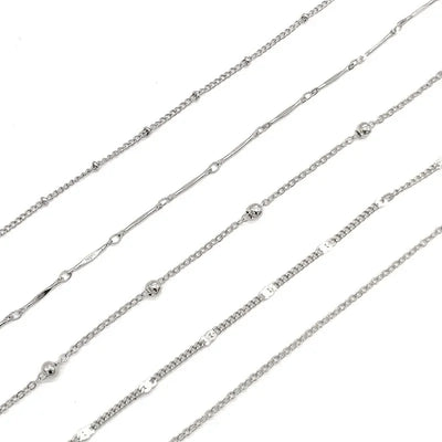 Shiny Anklets With Layers Leaves And Beaded Cuban Chains. A Set Of Summer Beach Anklets For Women Girls  Ankle Jewelry,