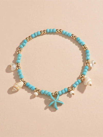 Anklets Bracelets Vintage Multiple Layers Anklets for Women Pendant Charms Rope Chain Beach Summer Foot Ankle Bracelet Jewelry