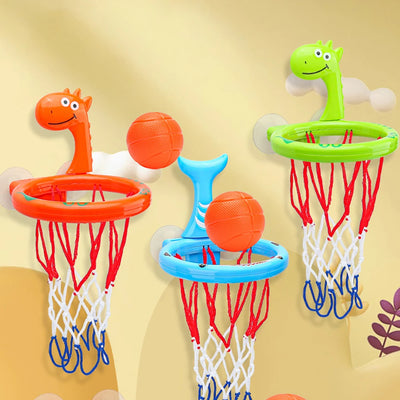 Dino Dunk Bath Basketball Set