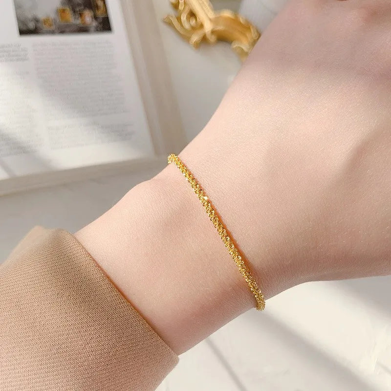 Sparkling Anklet 2022 Summer Temperament Light Luxury Niche Design Sparkle Starry Beach Anklet Bracelet Necklace Jewelry Gift